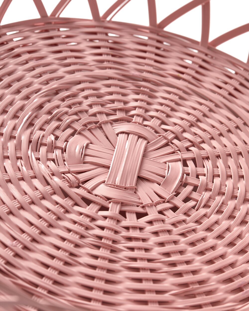 Bakkie Lace kurv, Light Pink - stor